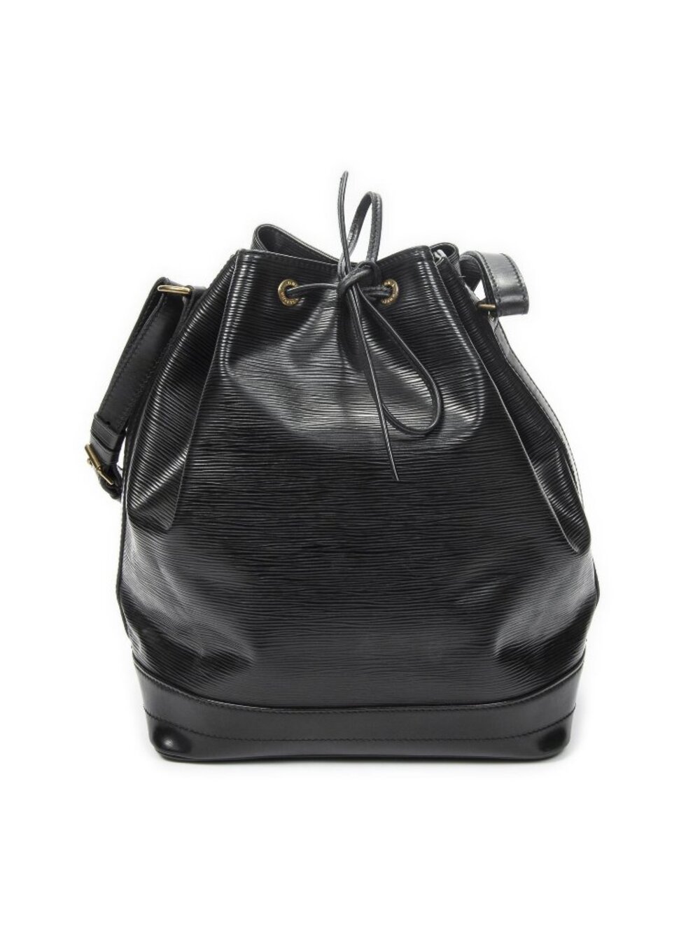 Louis Vuitton Noe Black Epi Bucket Bag